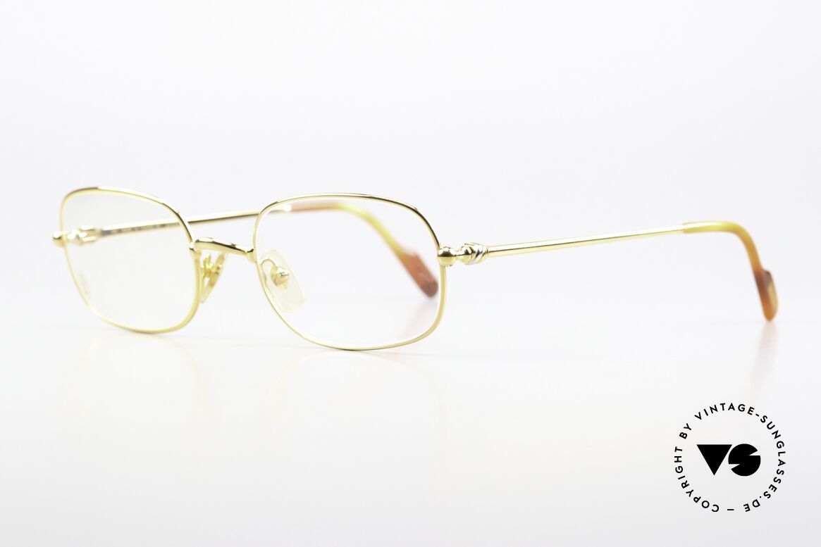 Cartier Deimios - L 90er Brille Rare 54mm Grösse, leichter flexibler Rahmen für höchsten Tragekomfort, Passend für Herren und Damen