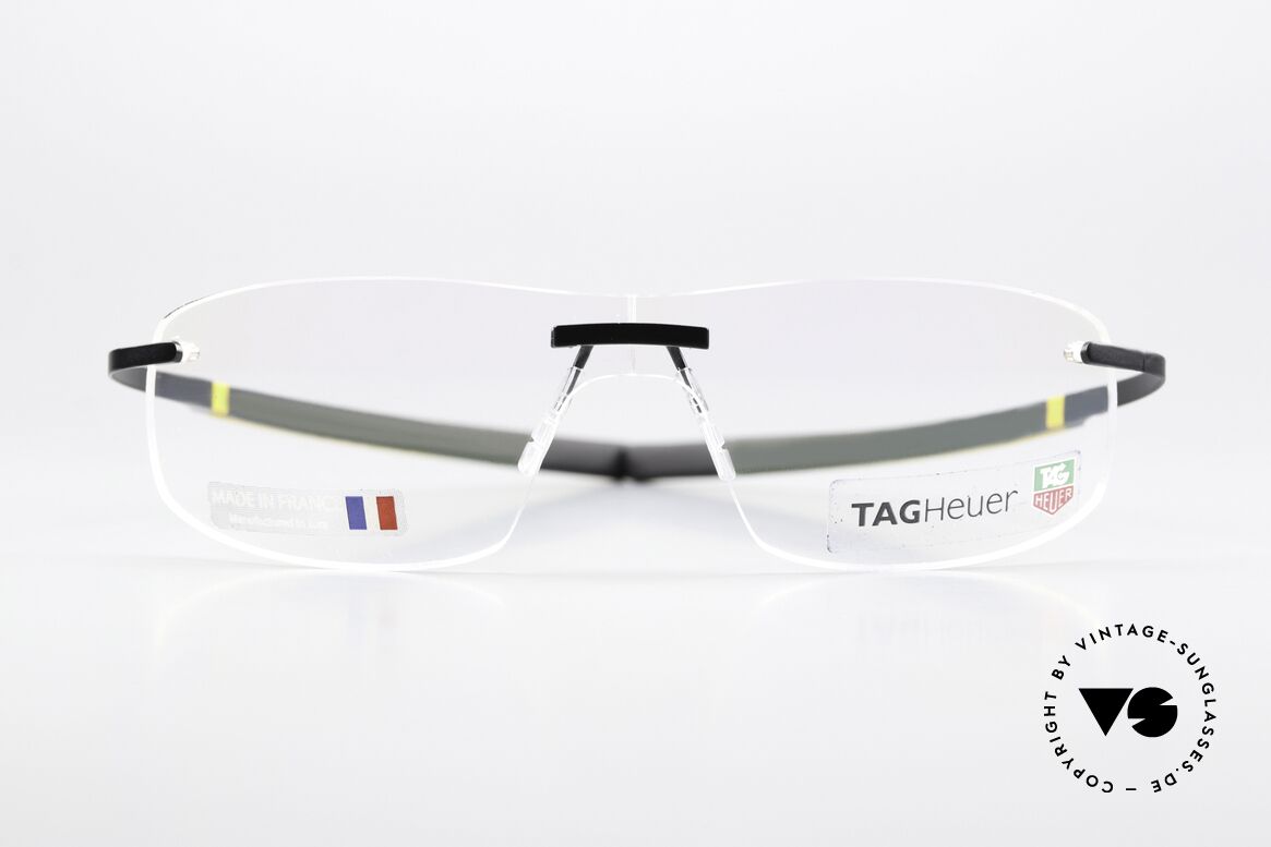 Tag Heuer 3533 Reflex Randlose Sport Luxusbrille, eine extrem sportliche Randlosbrille für Herren, Passend für Herren