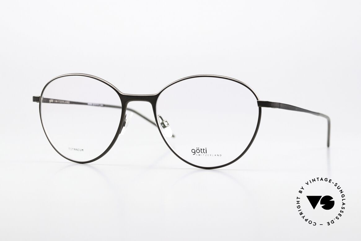 Götti Shela Titanbrille Dunkelbraun, Götti / Goetti Brille Shela, color BRM, Größe 51/17, Passend für Damen