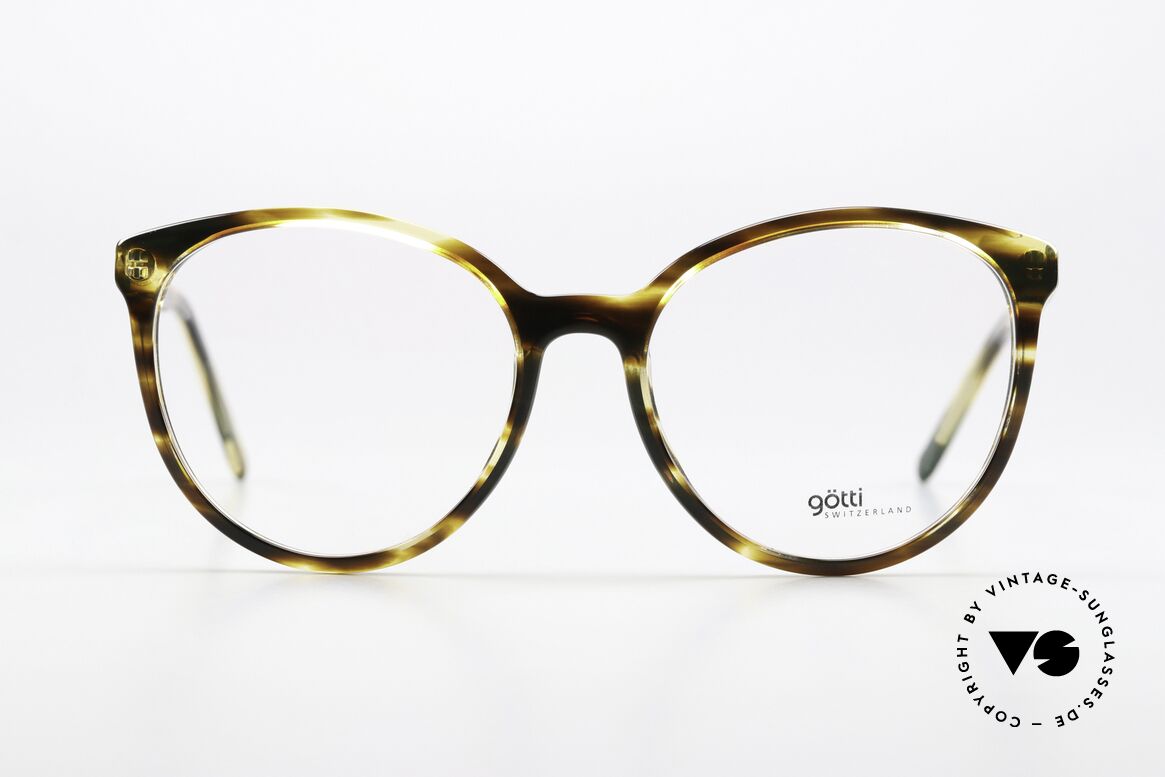 Götti Esty Designerbrille von 2016, Azetat-Brille in einer sehr weiblicher Panto Form, Passend für Damen