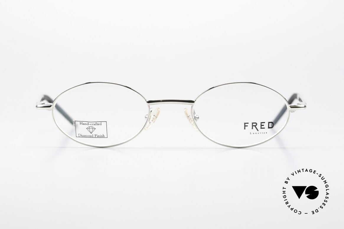 Fred Cut 001 Zeitlose Ovale Brille Unisex, ovale Vollrand-Brille für Damen und Herren zugleich, Passend für Herren und Damen