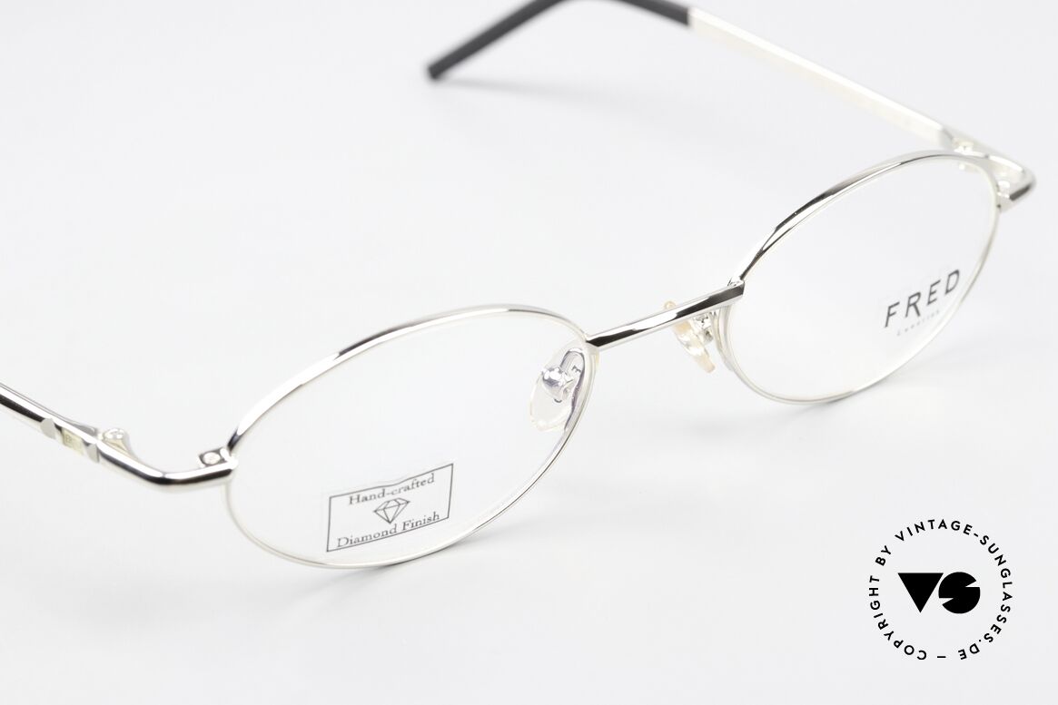 Fred Cut 001 Zeitlose Ovale Brille Unisex, ein zeitloses Brillendesign, made in France Qualität, Passend für Herren und Damen