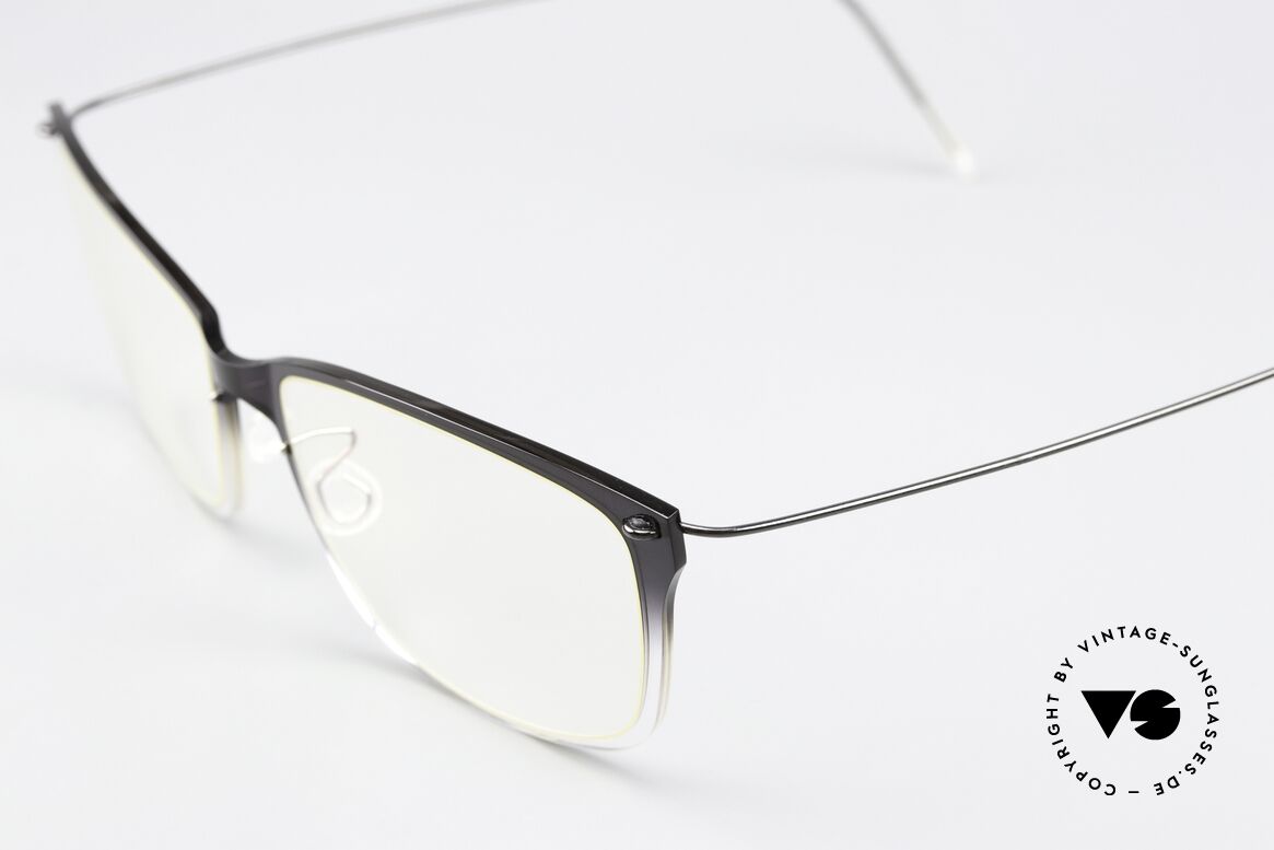 Lindberg 6504 NOW Vintage Designerbrille Damen, hauchdünne semi-transparente Front: Leichtigkeit pur, Passend für Damen