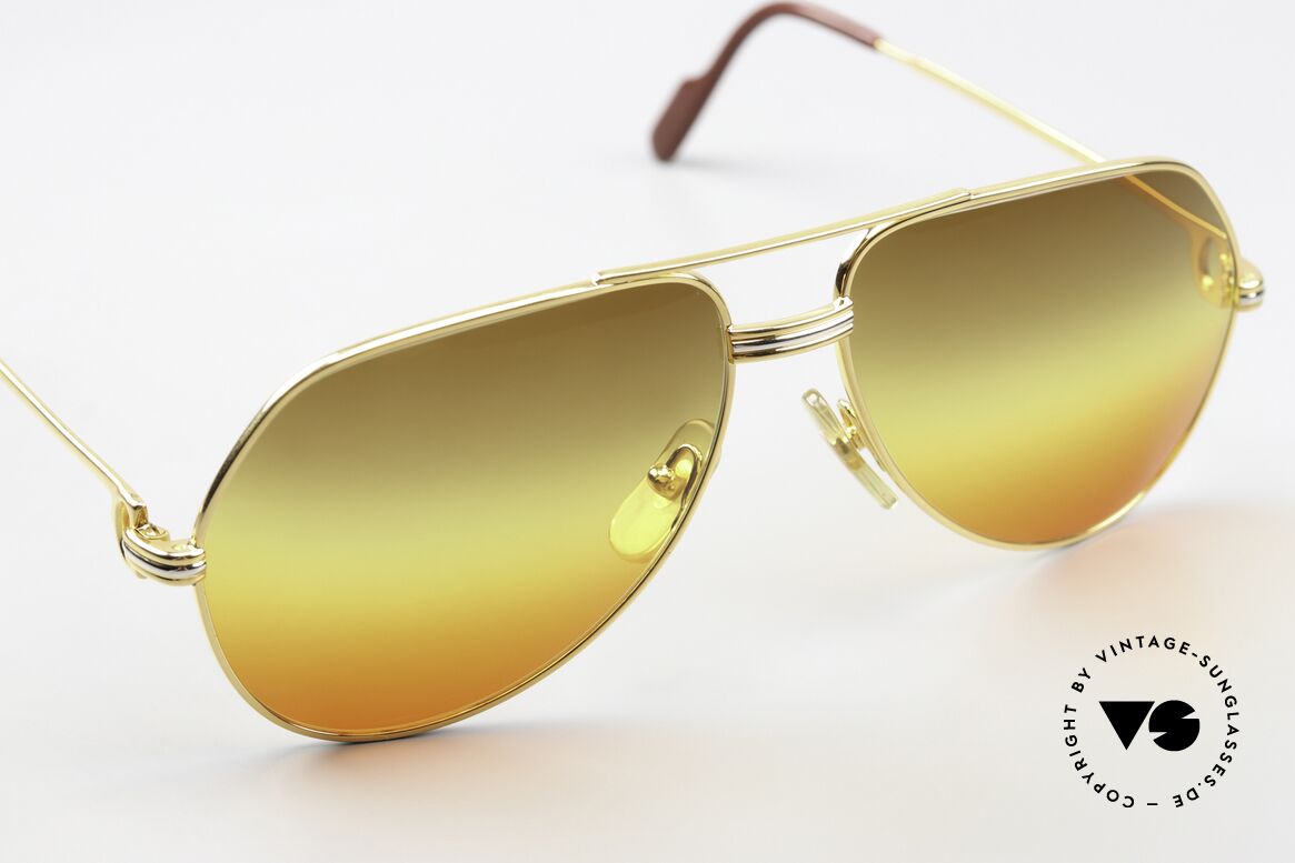 Cartier Vendome LC - M Kult Aviator Sonnenbrille, 2nd hand im neuwertigen Zustand mit CARTIER Box, Passend für Herren und Damen