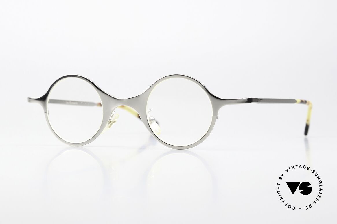 L.A. Eyeworks Steincrump Kleine Runde Brille Von 1998, L.A. EYEWORKS: Kleinstserien aparter Brillenmodelle, Passend für Herren und Damen