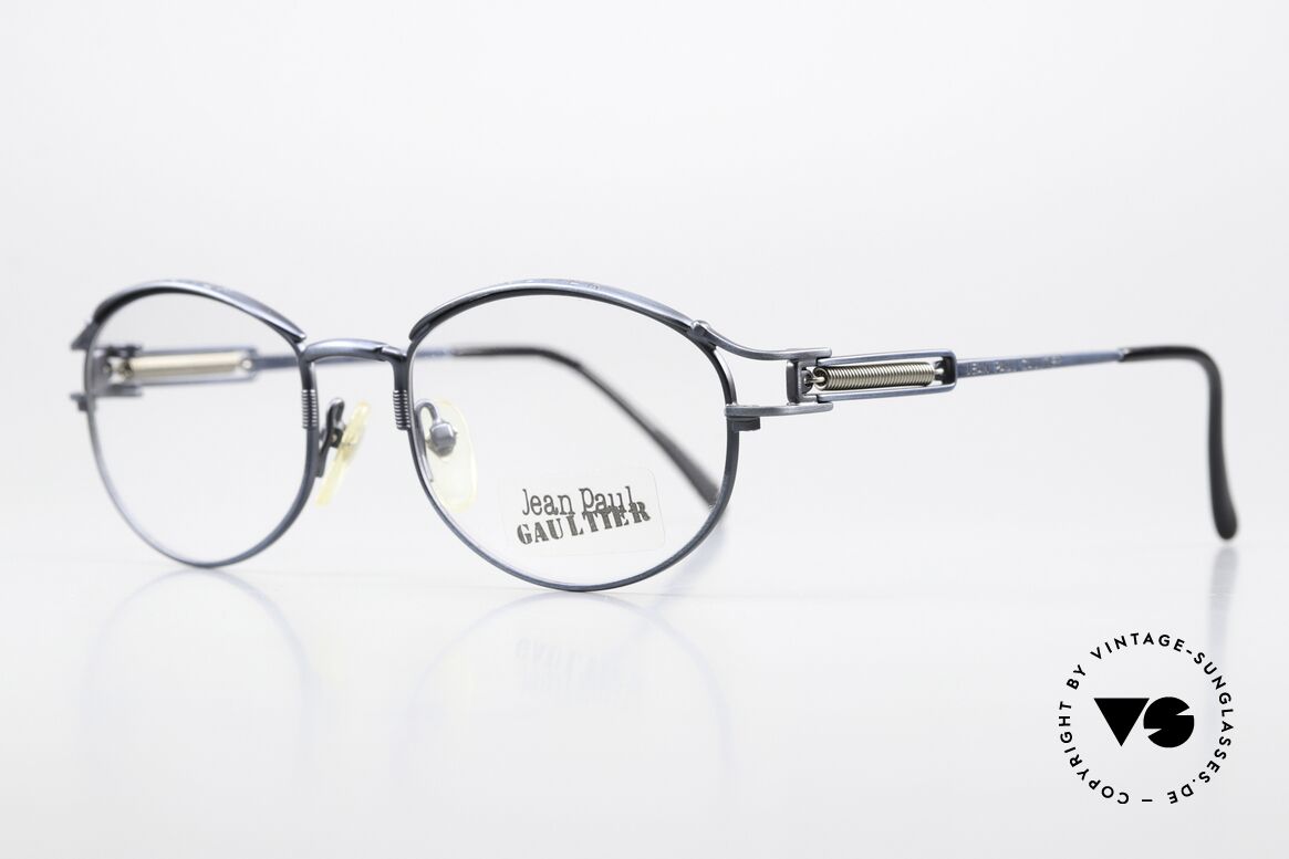 Jean Paul Gaultier 55-5109 Tupac Shakur Vintage Brille, z.B. bei den American Music Awards 1996 in LA, Passend für Herren und Damen