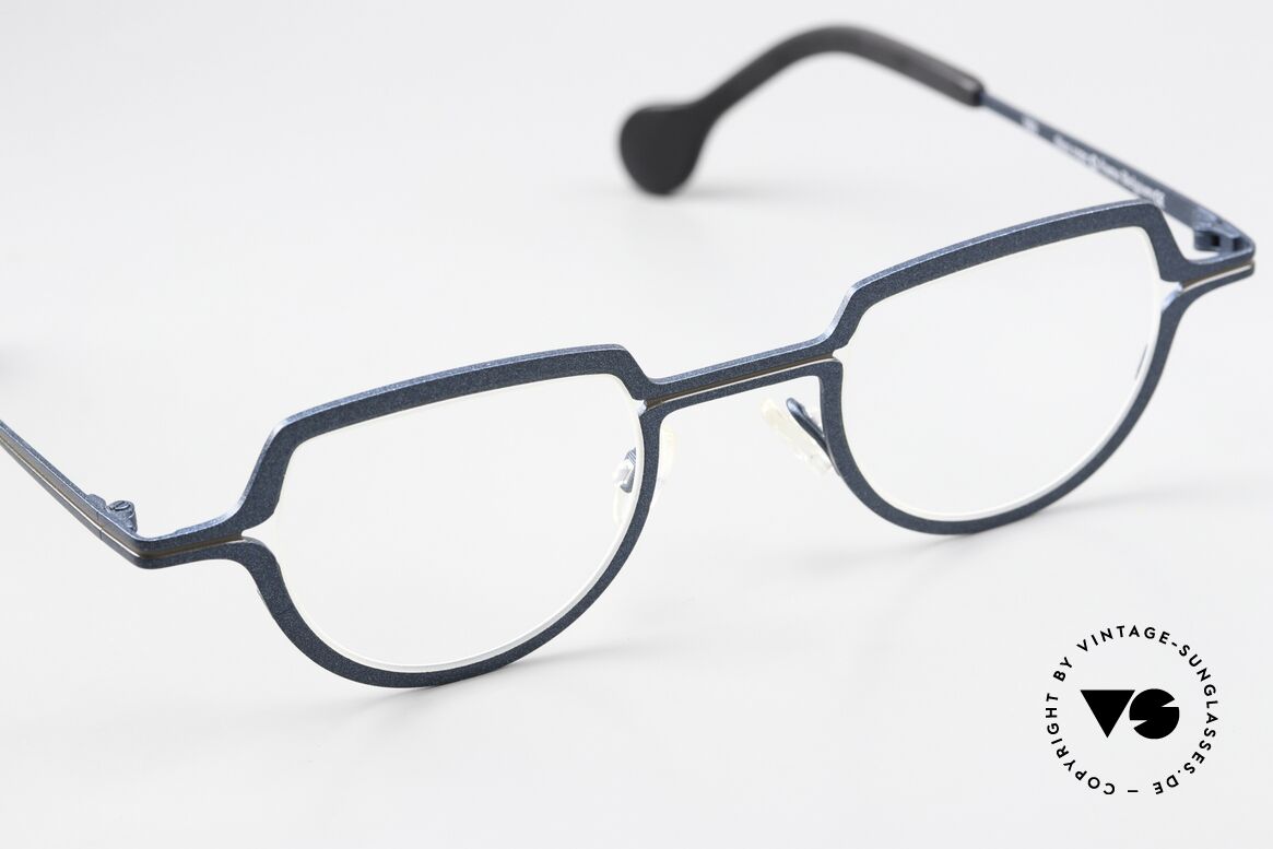 Theo Belgium Rope Interessante Designerbrille, ungetragen (wie alle unsere vintage Theo Brillen), Passend für Herren und Damen