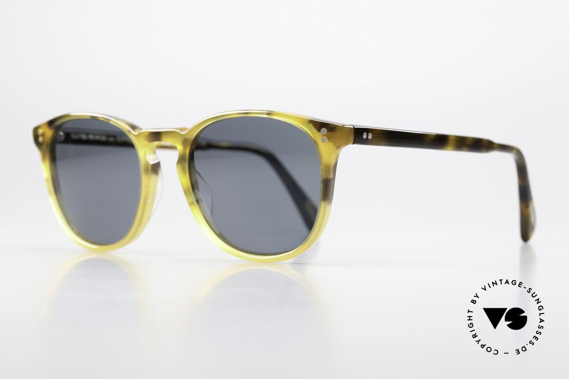 Oliver Peoples Finley Hochwertige Mineral Lenses, Finley Esq.Sun 51x20mm, Vintage Glass hand crafted, Passend für Herren