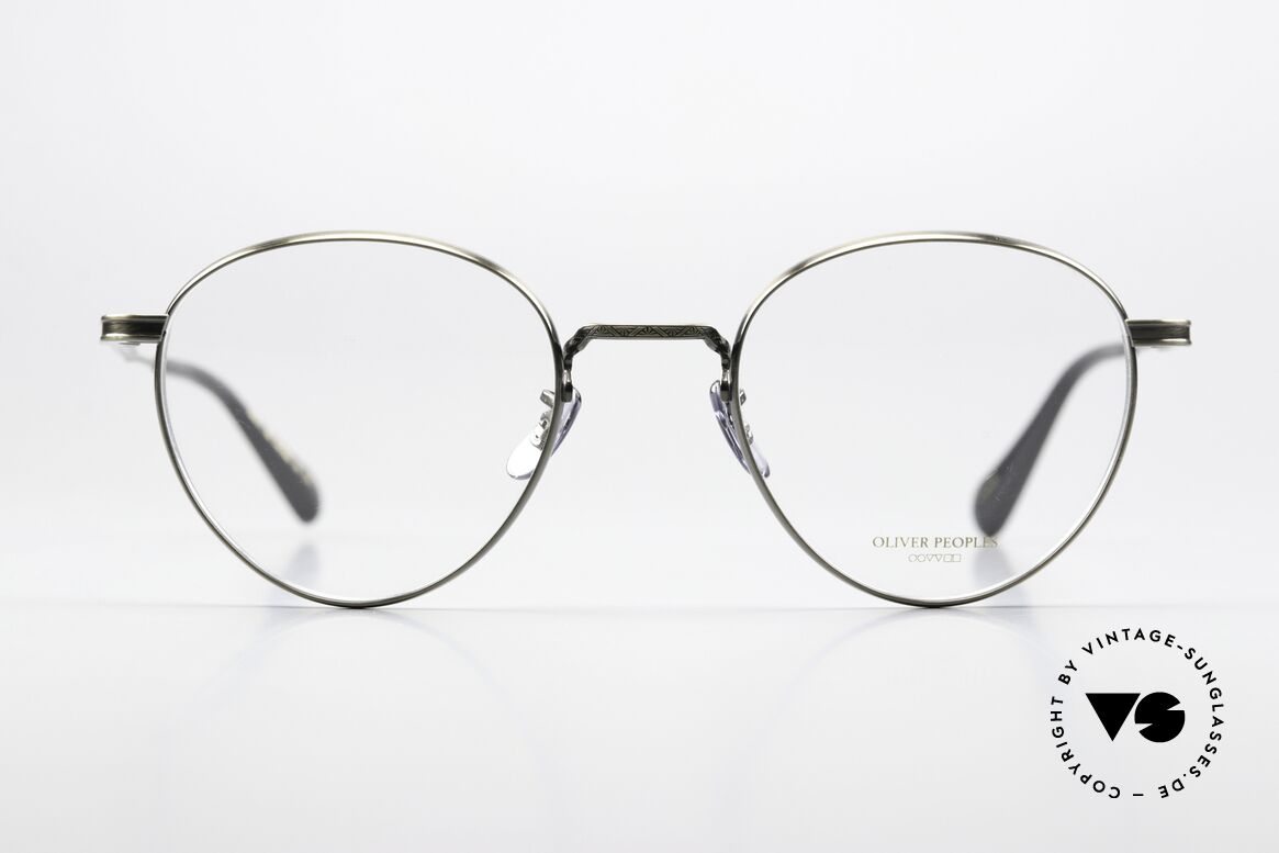 Oliver Peoples Watts Panto Fassung Titanium, ganz genaue Modell-Bezeichnung ist: OV1224T 5076, Passend für Herren