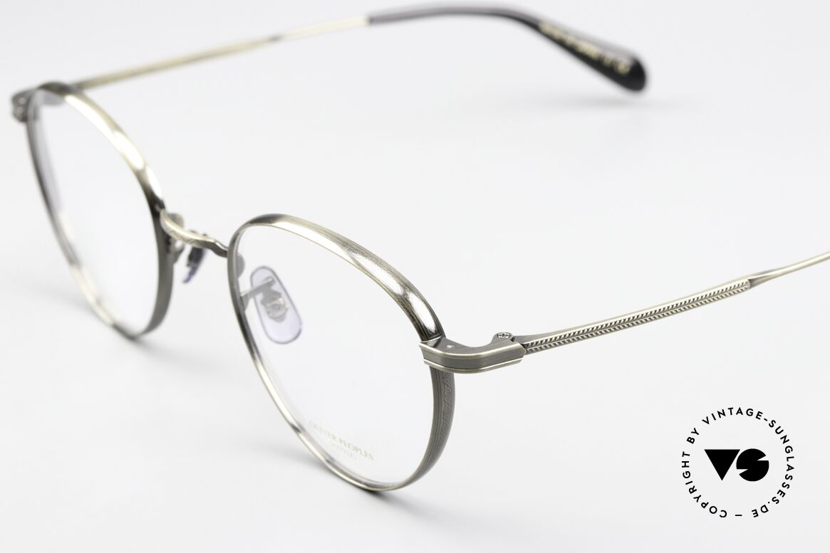 Oliver Peoples Watts Panto Fassung Titanium, ein Herrenmodell aus dem Jahre 2019; made in Japan, Passend für Herren