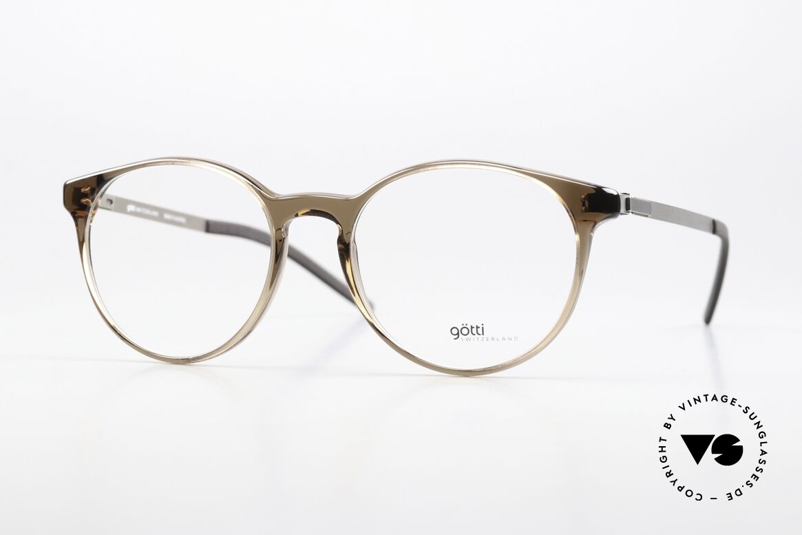 Götti Sander Pantobrille Mit Metallbügeln, Götti / Goetti Brille Sander, col. DTB-S, Gr. 51/17, Passend für Damen