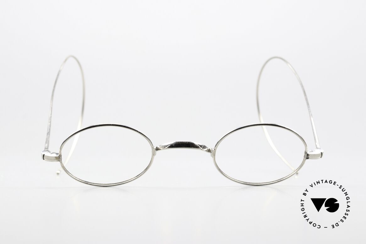 Schubert Antik Museumsbrille ca 100 Jahre alt, ein ca. 100 Jahre altes Unikat = echte Antiquität!, Passend für Herren und Damen