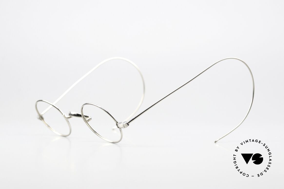 Schubert Antik Museumsbrille ca 100 Jahre alt, eine Brille, wie sie so ähnlich Franz Schubert trug, Passend für Herren und Damen