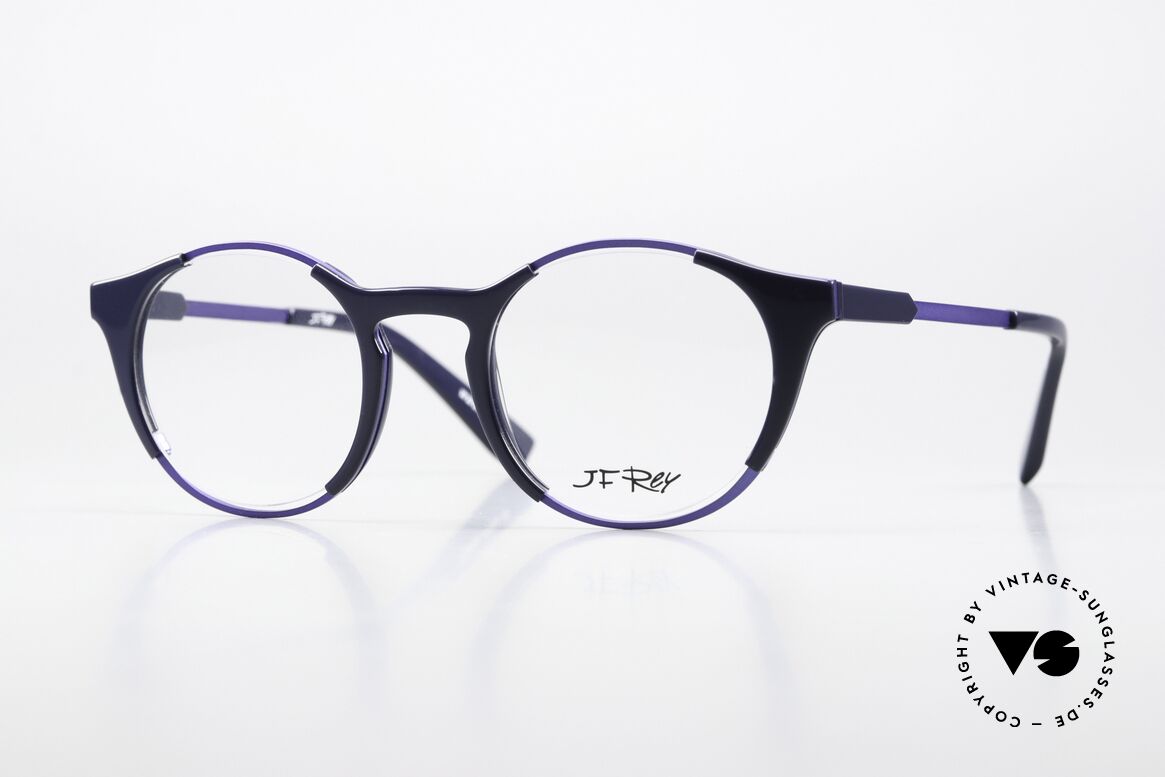 JF Rey JF1427 Dunkelblau Und Blau Metallic, J.F. Rey Brille, Modell JF1427, color 2020, Gr. 48-20, Passend für Damen