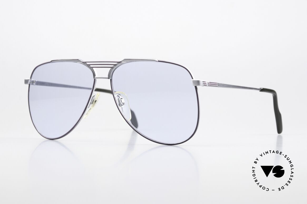 Metzler 0261 Selbstabdunkelnde Gläser, alte Metzler Pilotensonnenbrille aus dem Jahre 1986, Passend für Herren