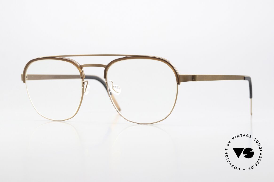 Lindberg 9840 Strip Titanium Titanium Vintage Brille Unisex, edle Lindberg Strip Titanium Brille aus dem Jahre 2018, Passend für Herren und Damen