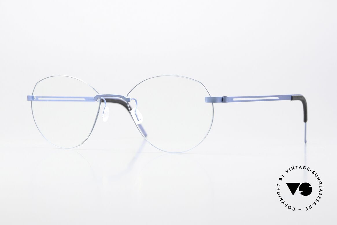 Lindberg 2379 Strip Titan Randlosbrille Feiner Rand, interessante randlose Lindberg Brille, Strip Titanium, Passend für Herren und Damen