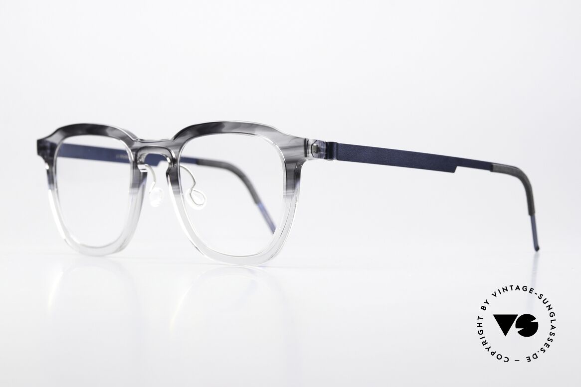 Lindberg 1263 Acetanium Tribute To Peter Hoffmann, Azetatfront in Horn-Optik (Peter Hoffmann gewidmet), Passend für Herren