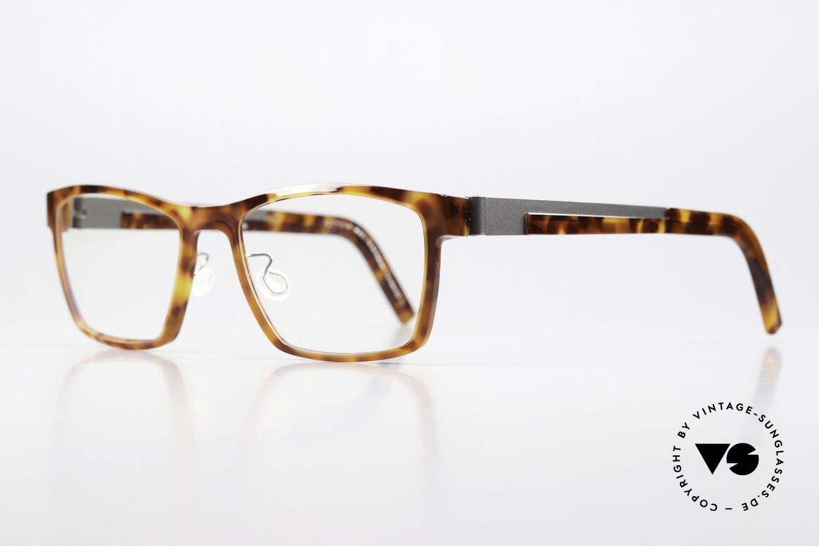 Lindberg 1020 Acetanium Klassische Designer Fassung, Mod. 1020 in Gr. 54/18: Acetat & Titanium Kombination, Passend für Herren und Damen