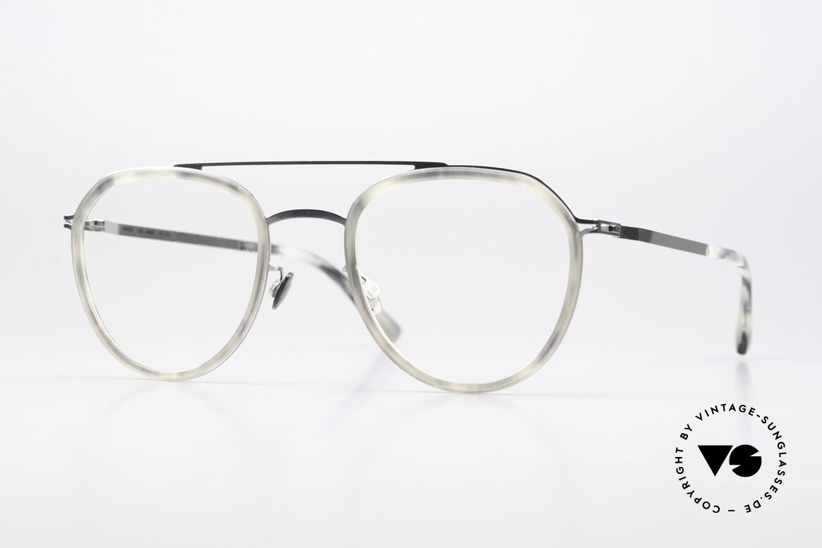 Mykita Jarmo Azetat Inlays In Horn Optik, Mykita Brille, Modell LITE Jarmo, Gr. 52-23, col 989, Passend für Herren und Damen