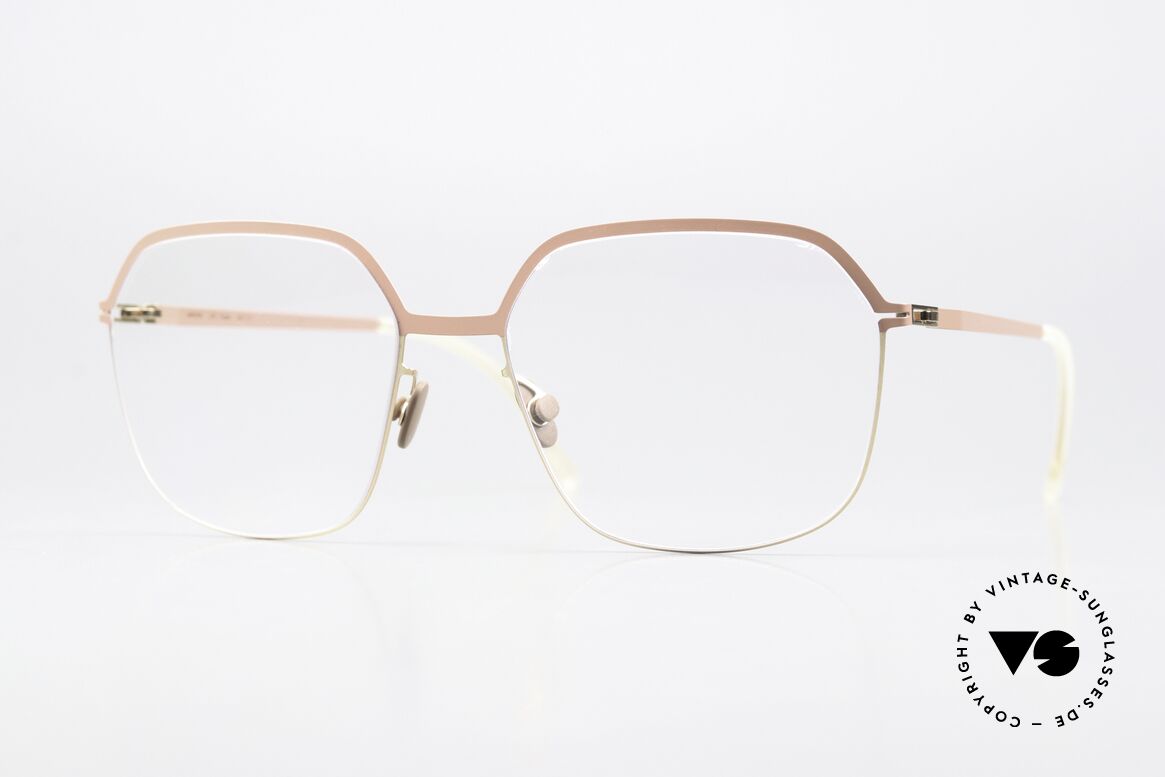 Mykita Finna Damenbrille Pfirsich Pink, Mykita Brille, Modell LITE Finna, Gr. 54-17, col 426, Passend für Damen