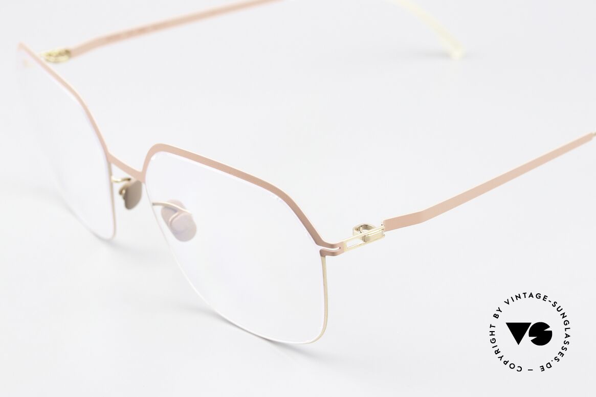 Mykita Finna Damenbrille Pfirsich Pink, wohlbekannte Spitzenqualität; handmade in Germany, Passend für Damen