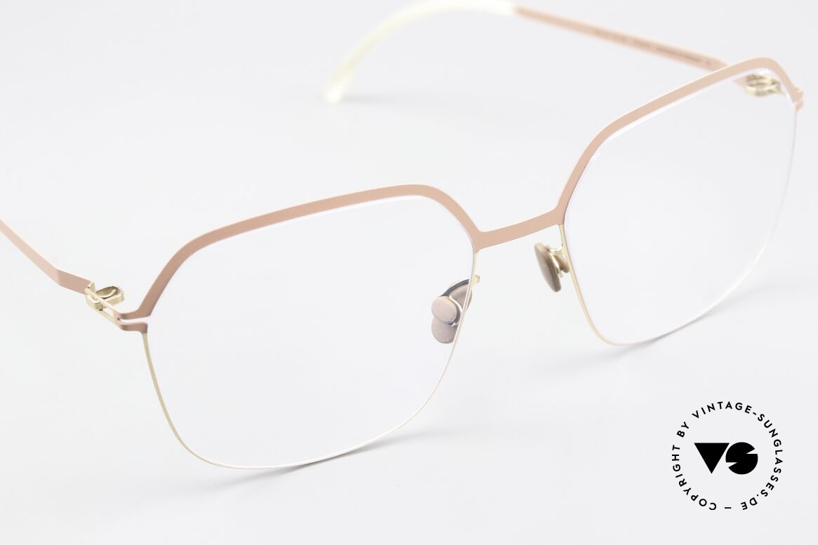 Mykita Finna Damenbrille Pfirsich Pink, ungetragenes Modell von 2017, mit orig. Mykita Etui, Passend für Damen