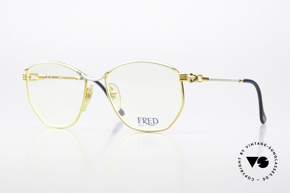 Fred Cythere - S Luxus Vintage Brille Damen, vintage 1990er Fred Luxus-Brillenfassung für Damen, Passend für Damen