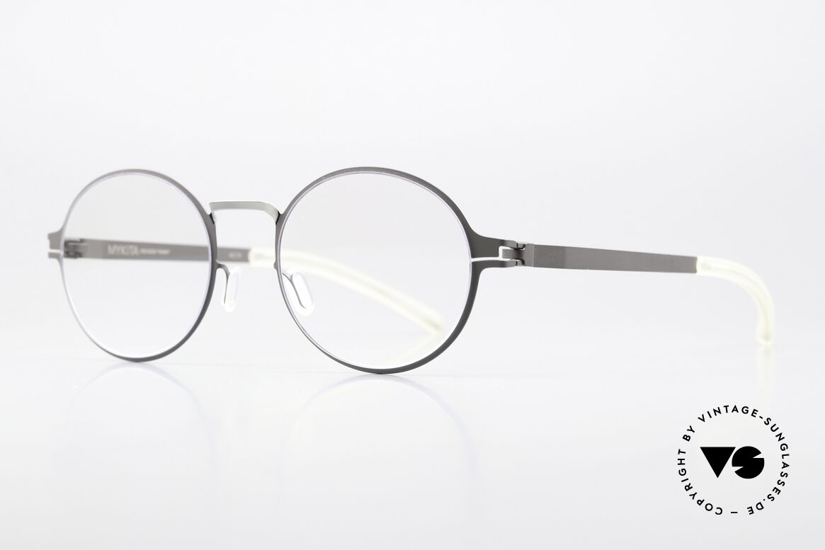 Mykita Ninni Runde Brille Grau Und Silber, color 165 = grau und silber (für Damen und Herren), Passend für Herren und Damen