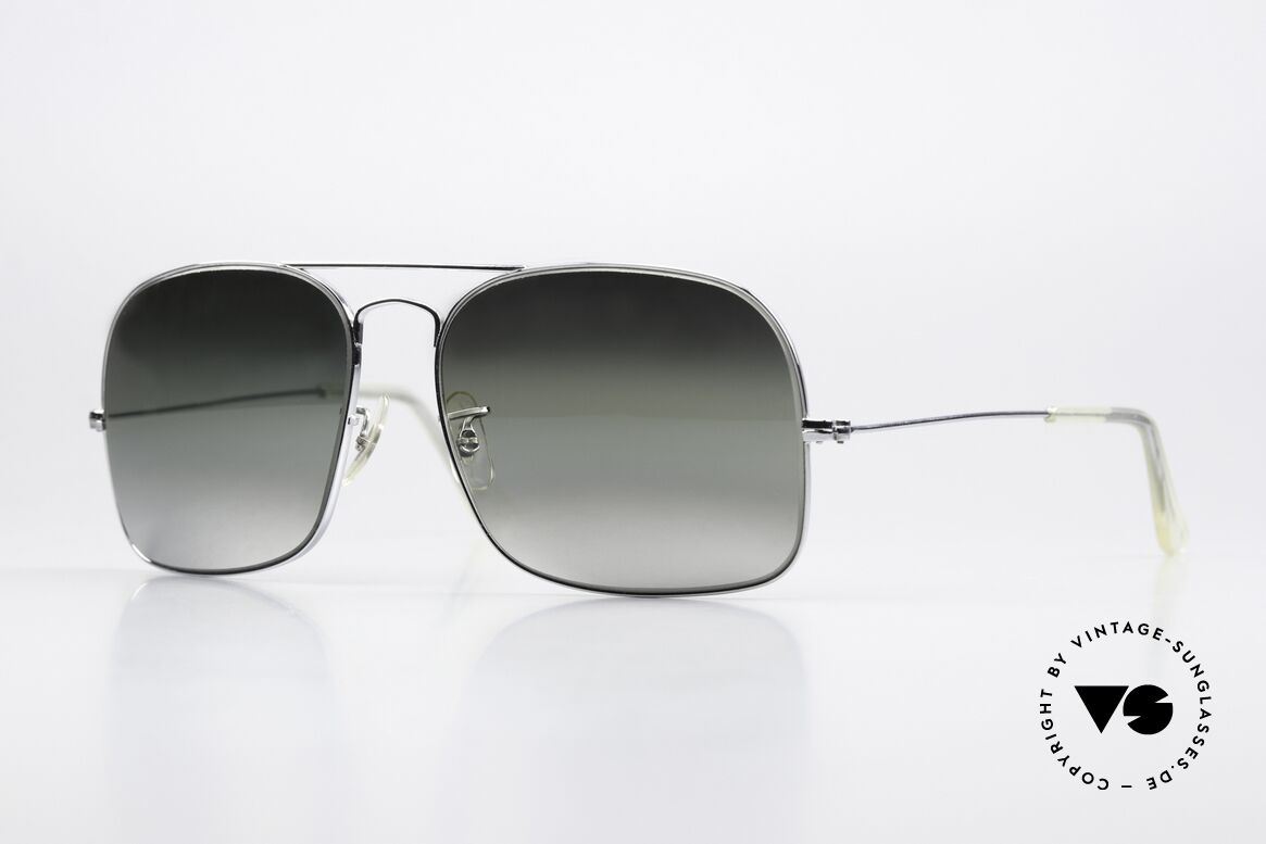 Ray Ban Winner 70er Brille Ohne B&L Gravur, seltenes 70er Jahre Modell von Ray Ban (USA), Passend für Herren