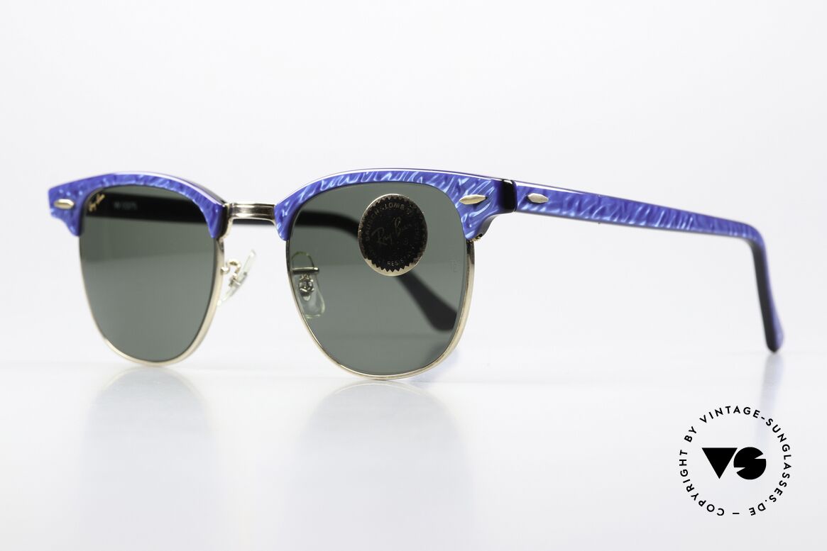 Ray Ban Clubmaster USA Brille Bausch & Lomb, Designklassiker in bester Qualität (made in USA), Passend für Herren und Damen