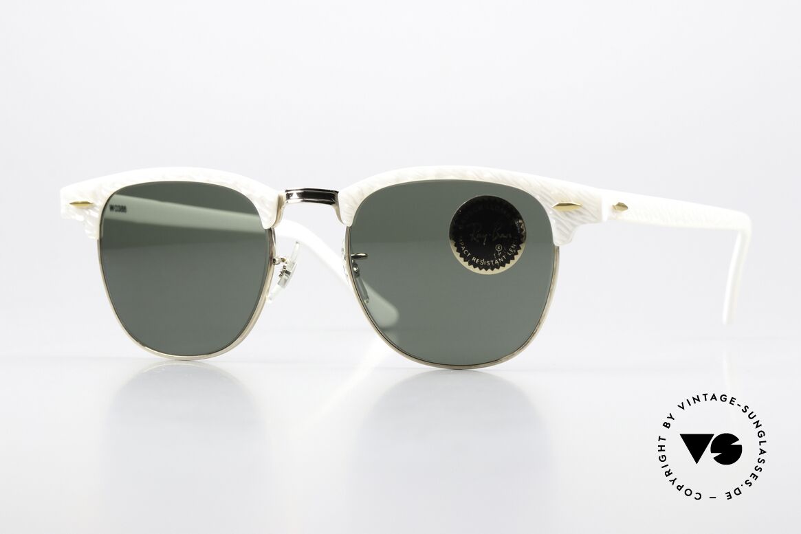 Ray Ban Clubmaster Alte USA Brille Bausch&Lomb, originales 1980er Jahre Modell von Ray-Ban, B&L, Passend für Herren und Damen