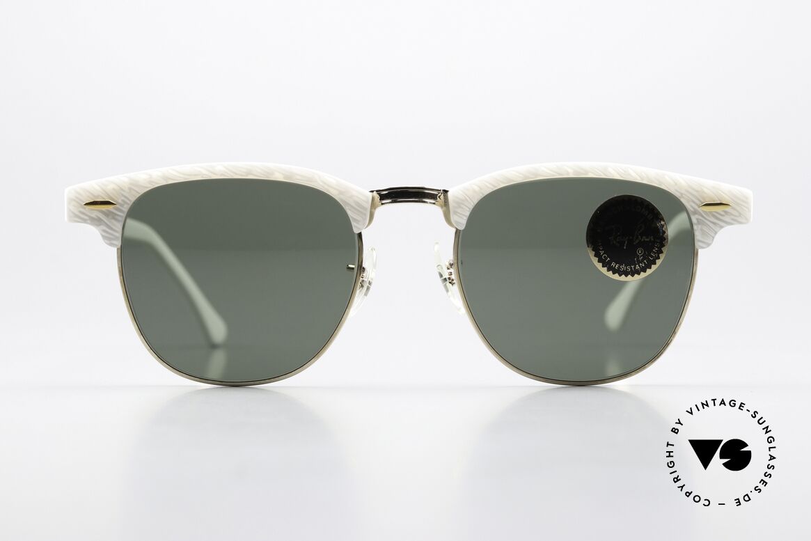 Ray Ban Clubmaster Alte USA Brille Bausch&Lomb, Bausch & Lomb G-15 Qualitätsgläser (100% UV), Passend für Herren und Damen