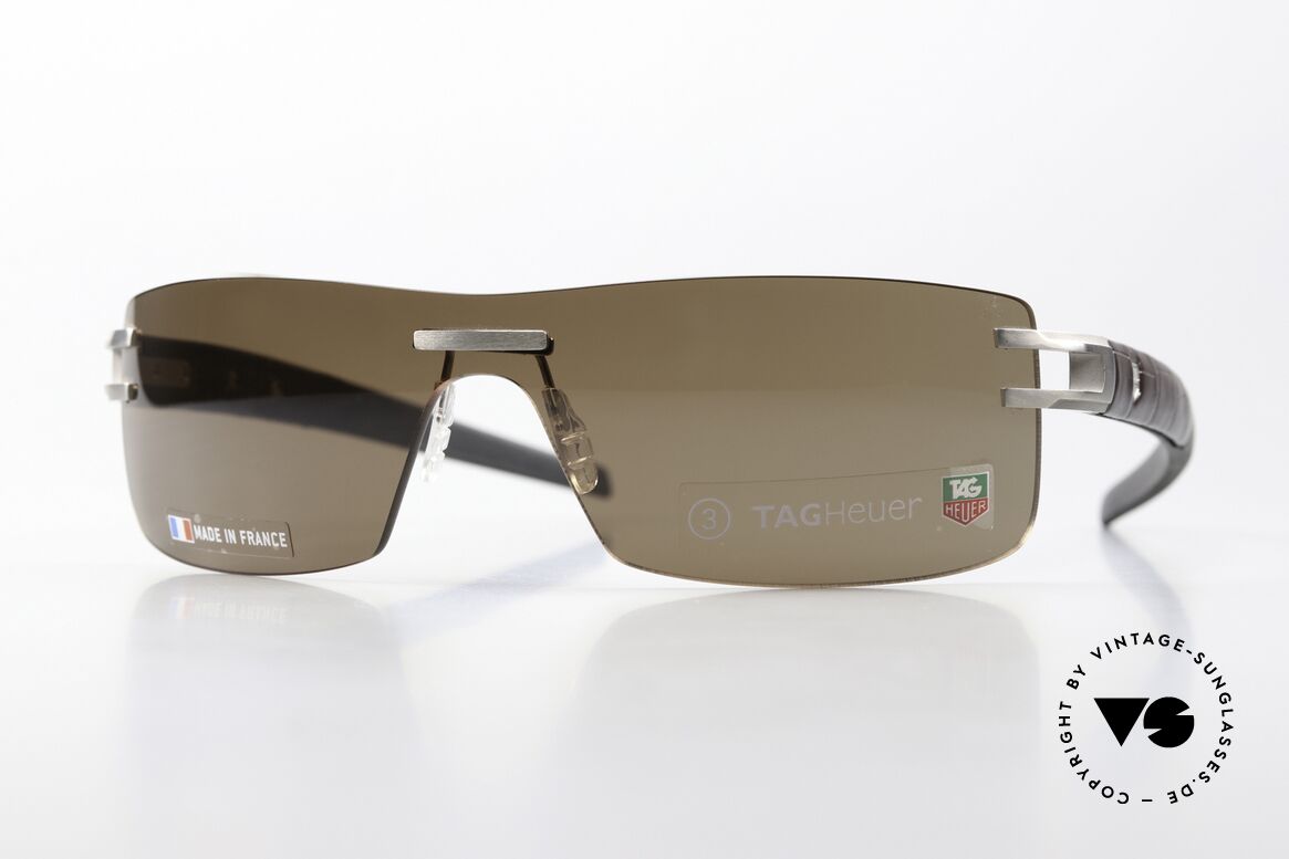 Tag Heuer L-Type 0451 Randlose Luxus Sonnenbrille, Tag Heuer L-Type Sonnenbrille, TPL 29550, 210, Passend für Herren