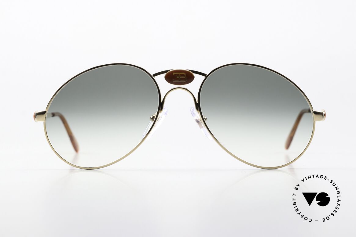 Bugatti 64905 Seltene Sammlersonnenbrille, echte Rarität (in Handarbeit gefertigt); Sammlerbrille, Passend für Herren