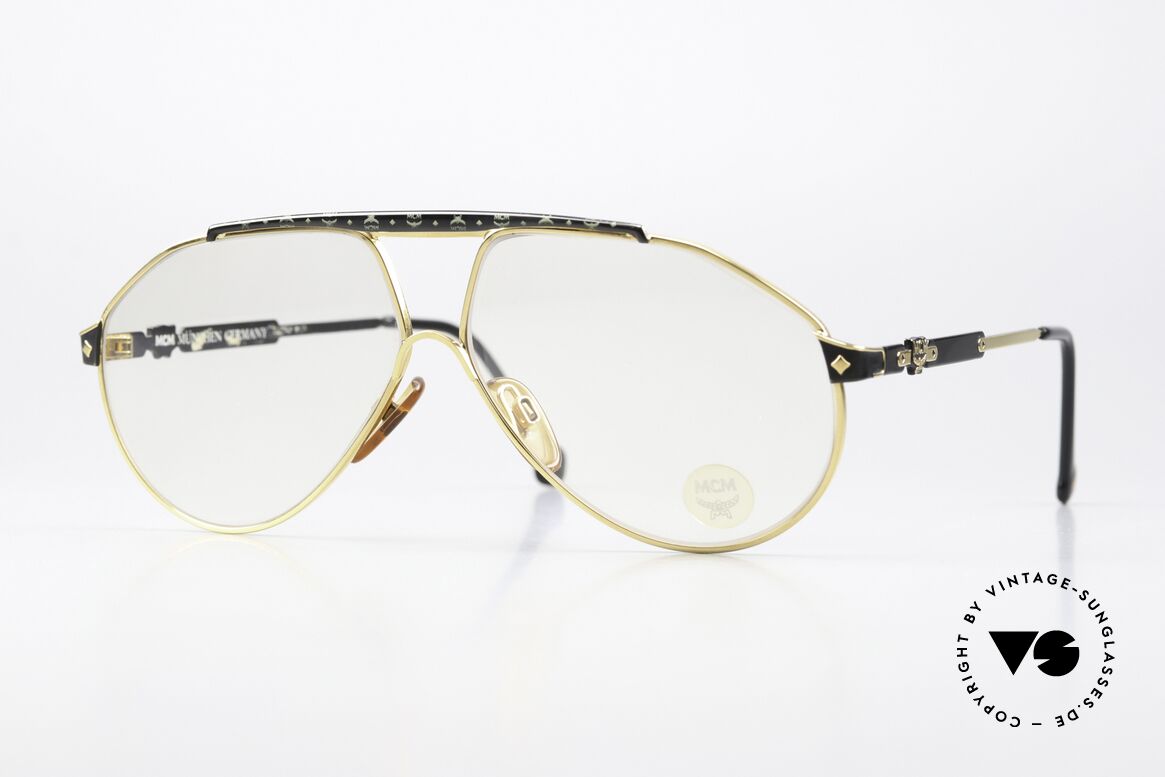 MCM München S2 Gläser Dunkeln Von Selbst Ab, rare MCM Designersonnenbrille aus den 1990ern, Passend für Herren und Damen