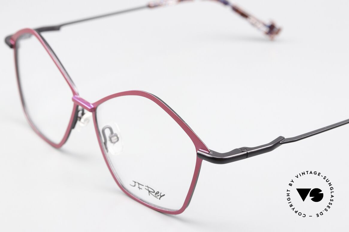 JF Rey JF2764 Damenbrille Pink & Schwarz, für minimalistische Stile und innovative Materialien, Passend für Damen