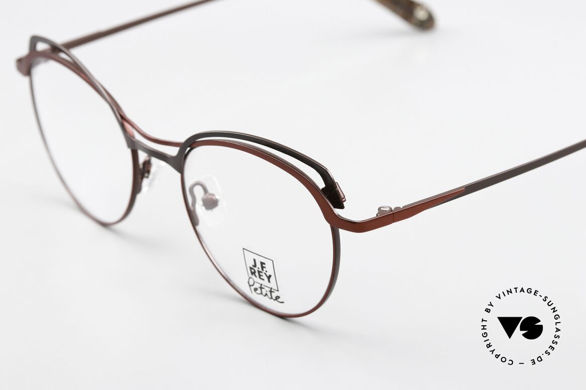 JF Rey PM081 Damenbrille Weinrot & Braun, für minimalistische Stile und innovative Materialien, Passend für Damen