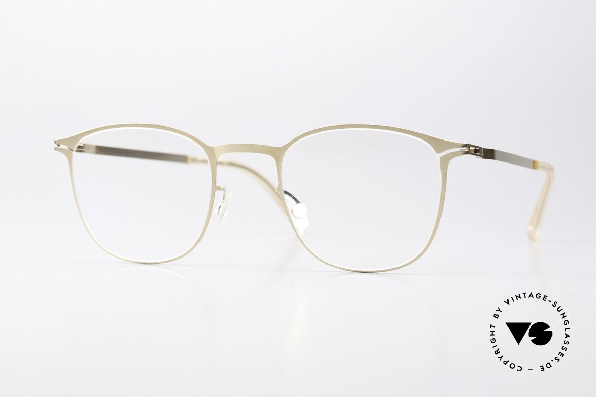 Mykita Ando Damenbrille Klassisch Gold, Mykita Brille, Modell ANDO, Größe 46-21, col 291, Passend für Damen