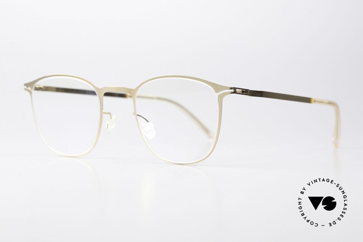 Mykita Ando Damenbrille Klassisch Gold, col 291 = champagne/gold (eher eine Damenbrille), Passend für Damen