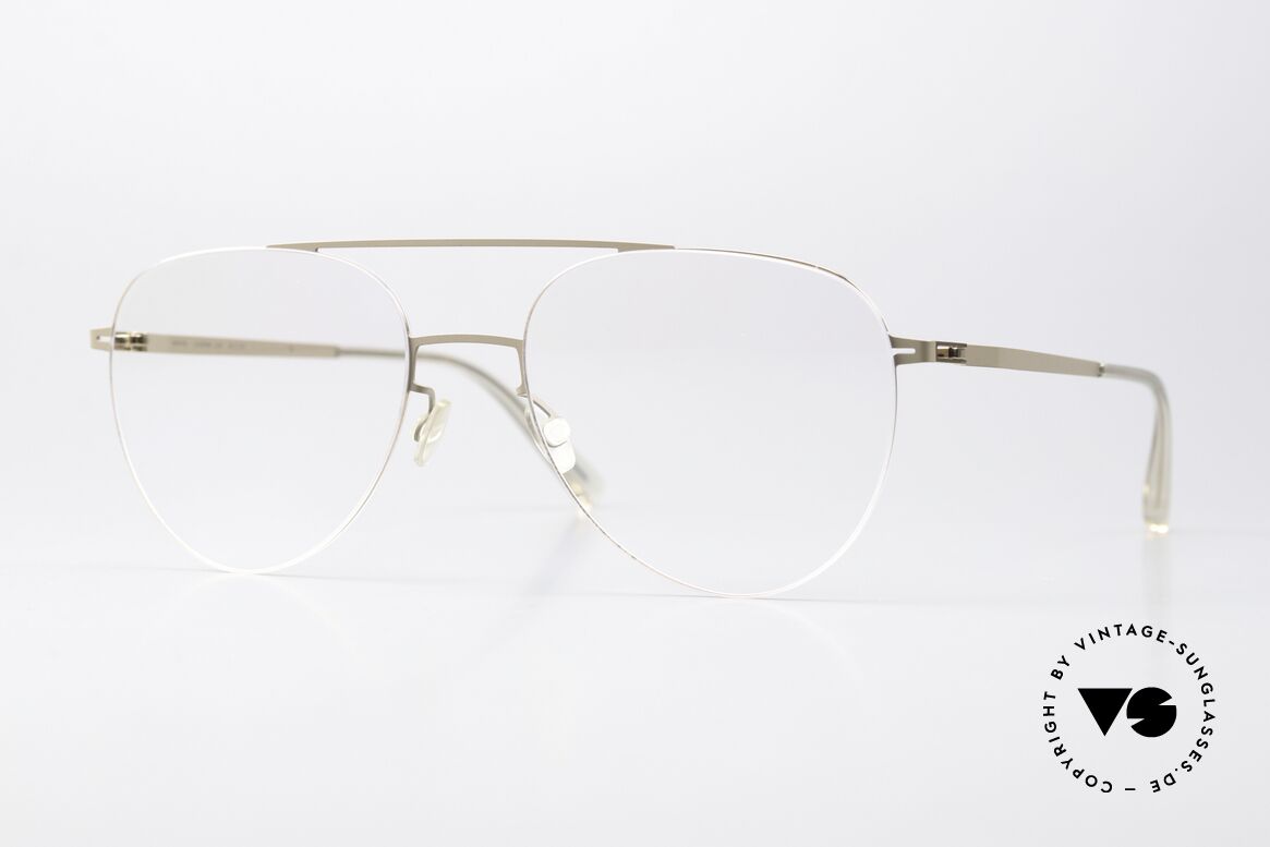 Mykita Jun Large Aviator Lessrim Frame, Mykita Brille, Modell JUN in Größe 55-18, col 330, Passend für Herren und Damen