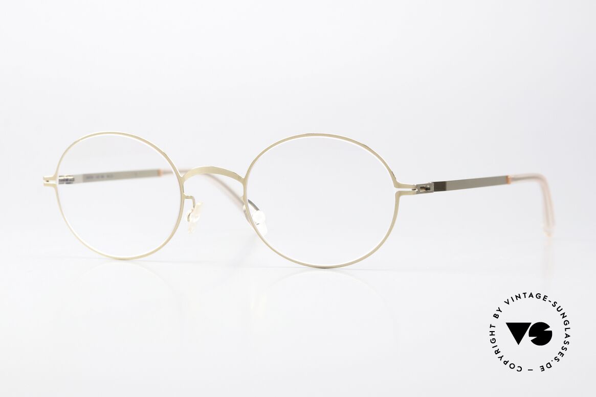 Mykita Nea Damenbrille Oval Champagne, Mykita Brille, Modell LITE Nea, Größe 46-21, col 291, Passend für Damen