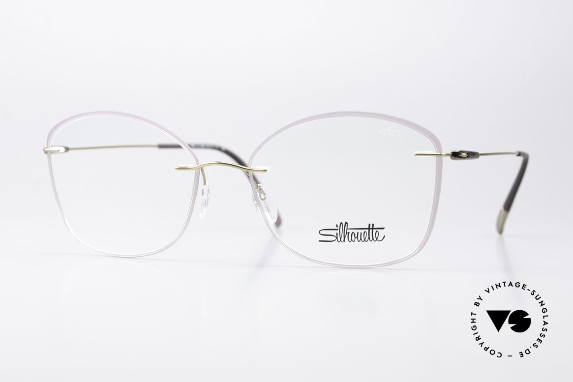 Silhouette 5500 Titanbrille Feminine Glasform, Silhouette 5500 JE 5540 Brille in Größe 55-17, 140, Passend für Damen