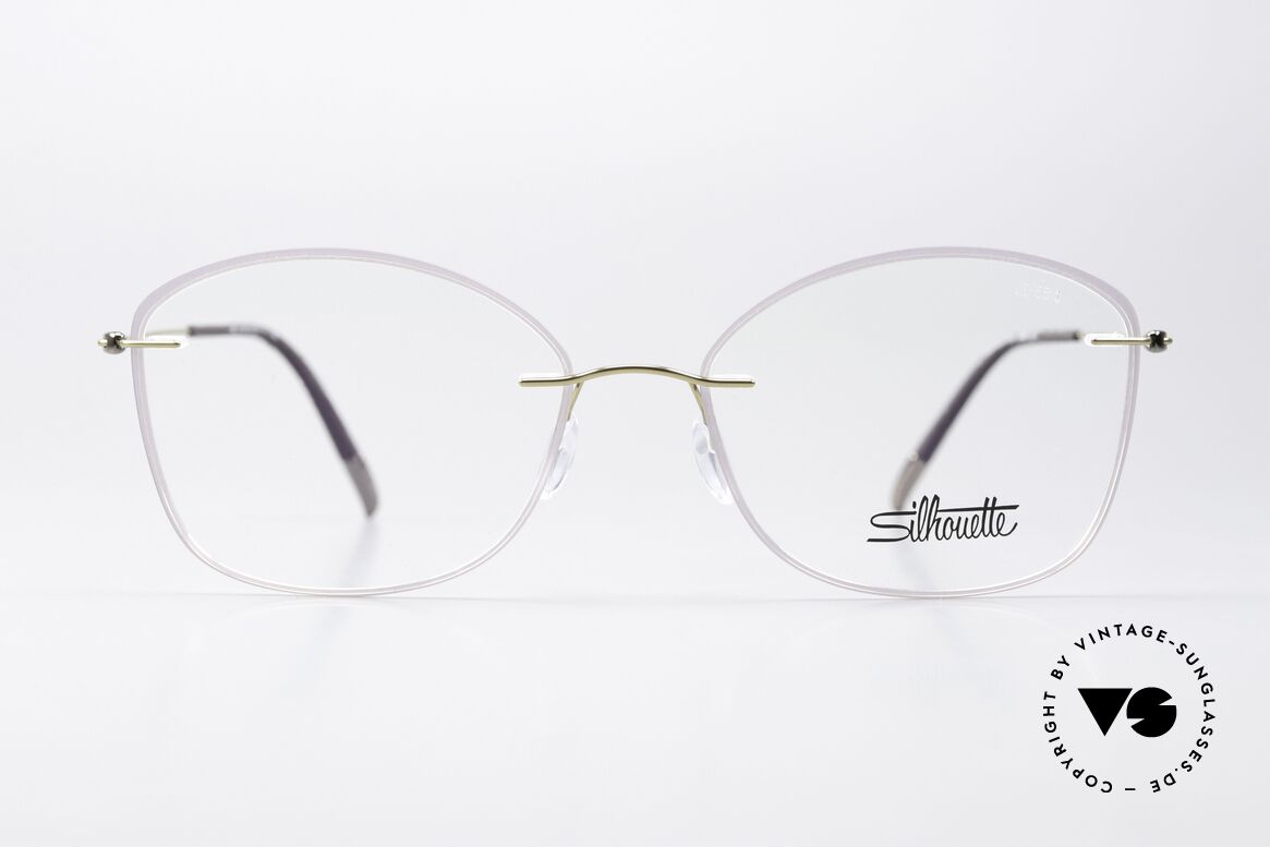 Silhouette 5500 Titanbrille Feminine Glasform, Kollektion: Dynamics Colorwave Core Accent Rings, Passend für Damen