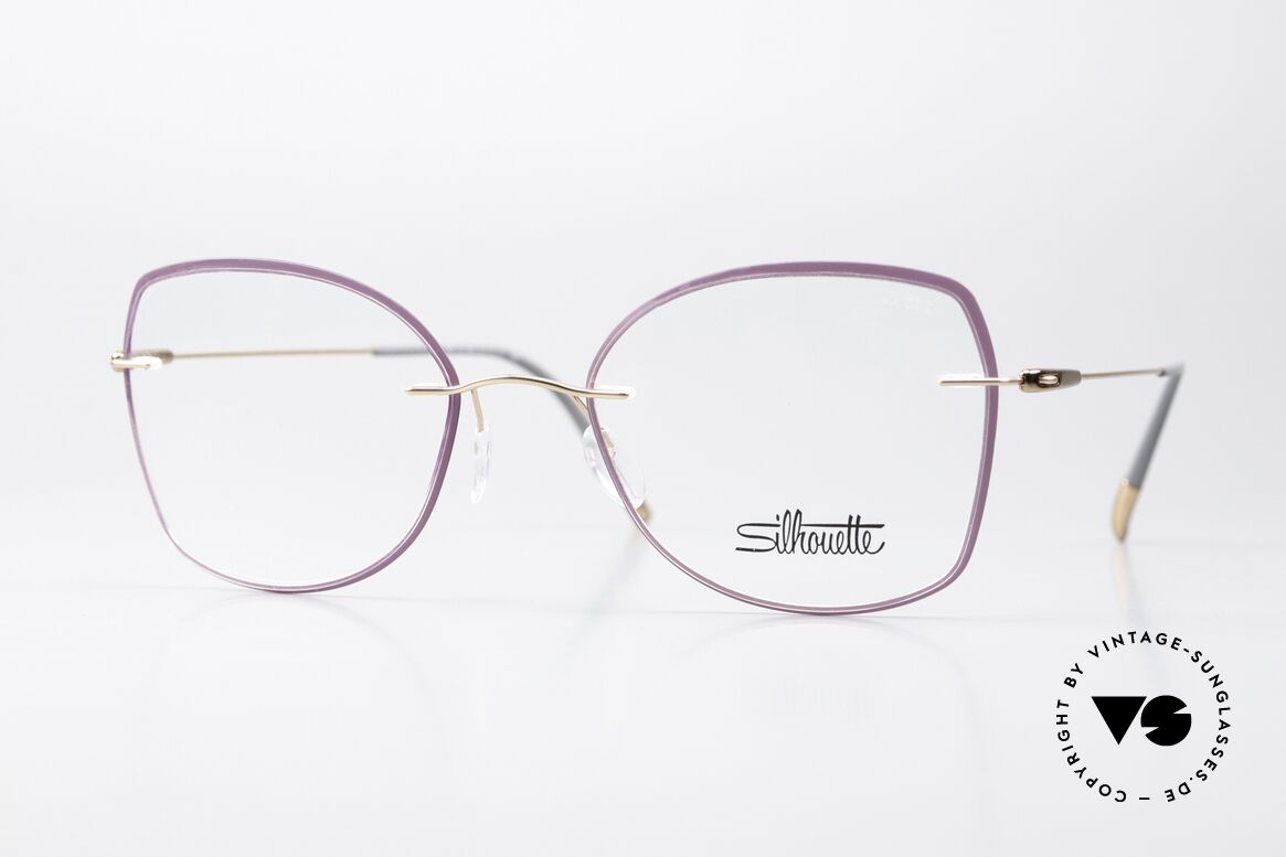 Silhouette 5500 Damenbrille Violett Rose, Silhouette 5500 JD 3830 Brille in Größe 52-19, 140, Passend für Damen