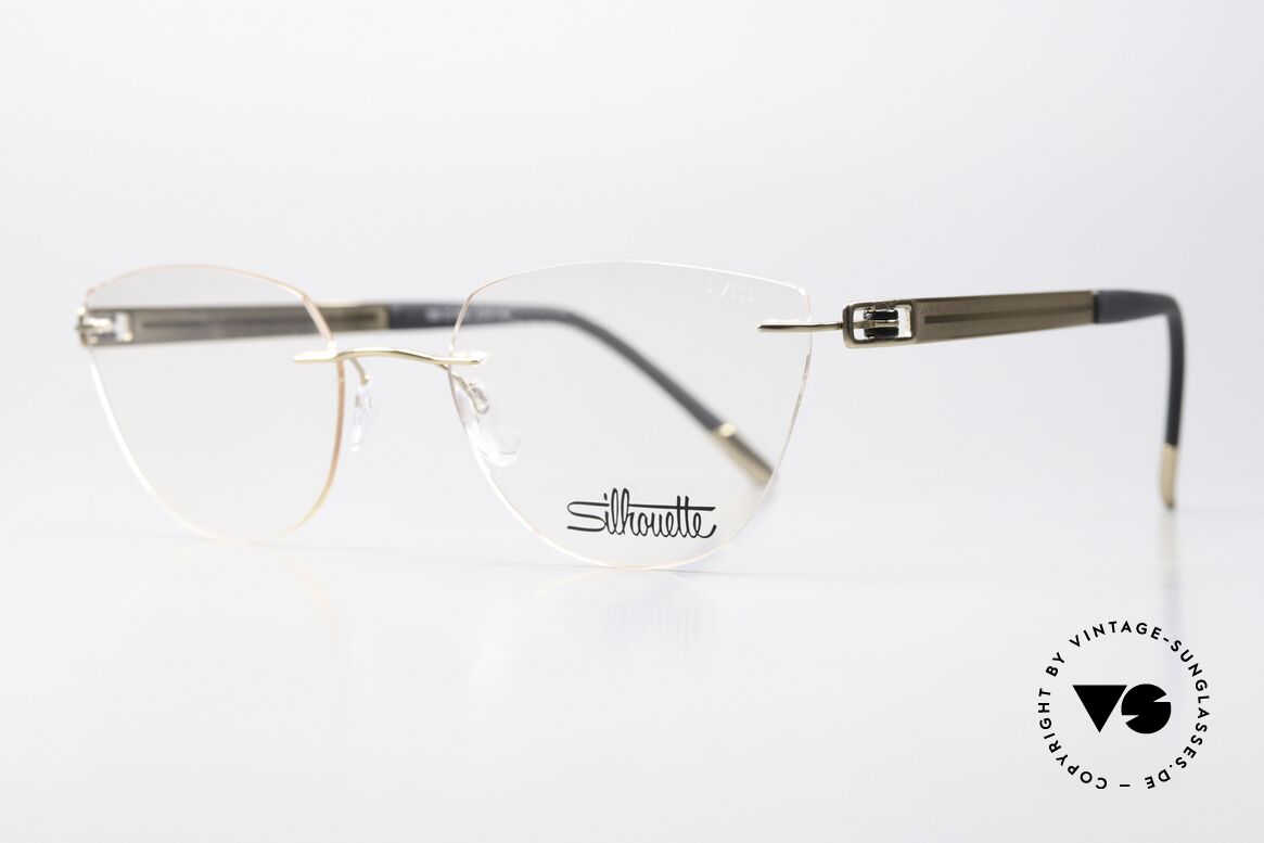 Silhouette 5236 Damenbrille Cateye Design, ultra leichte Titanfassung für idealen Tragekomfort, Passend für Damen