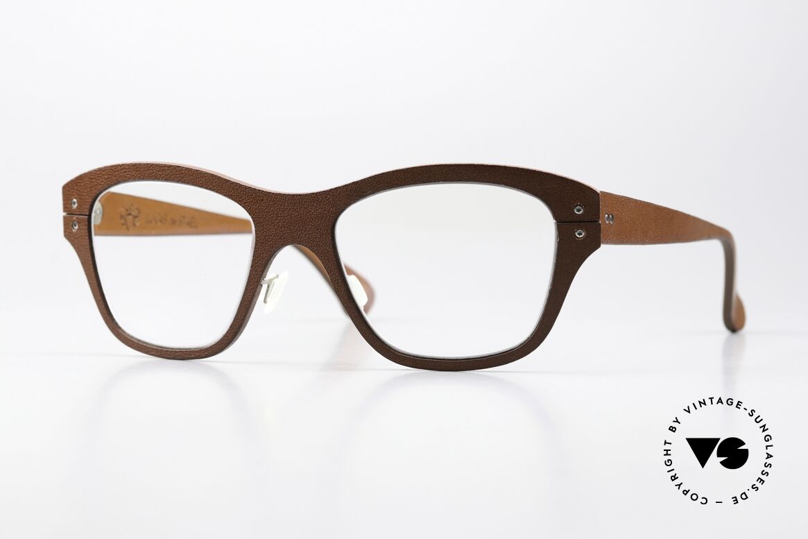 Lucas de Stael Minotaure M10 Damenbrille Mit Lederüberzug, LUCAS de STAËL, Minotaure M10, Gr. 49/20, col 03, Passend für Damen