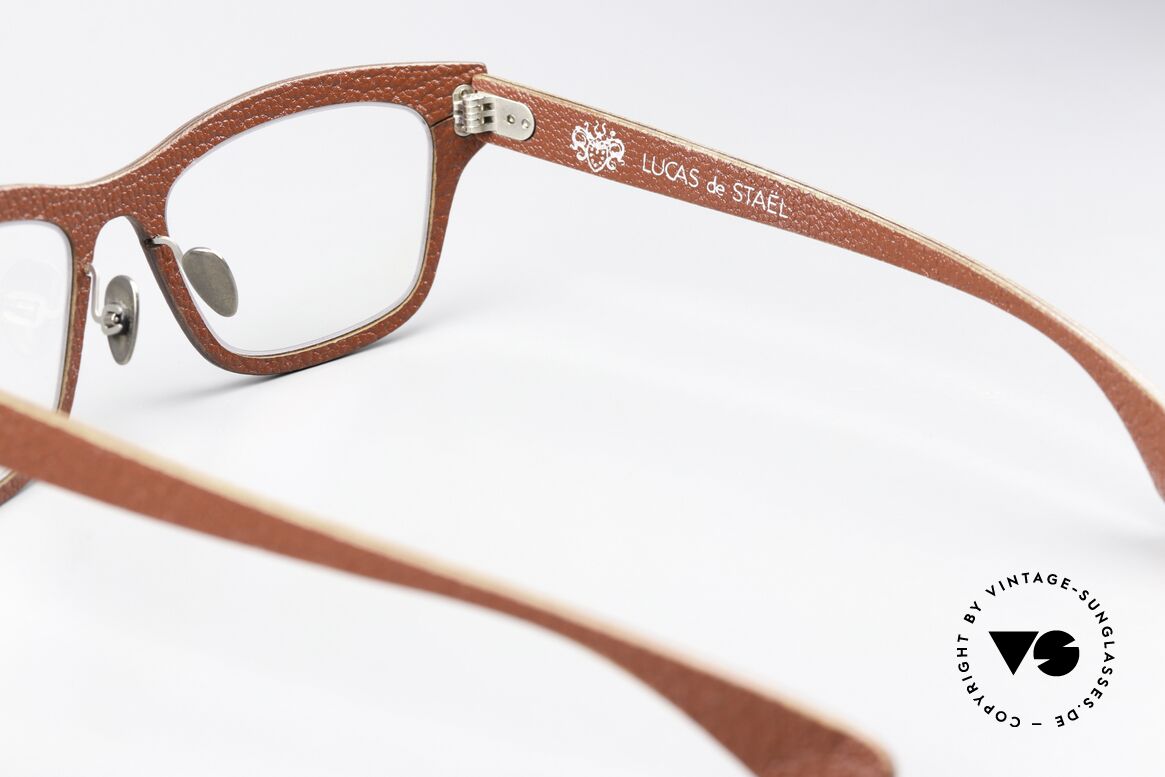 Lucas de Stael Monsieur Seguin 05 Damenbrille Mit Ziegenleder, Größe: small, Passend für Damen