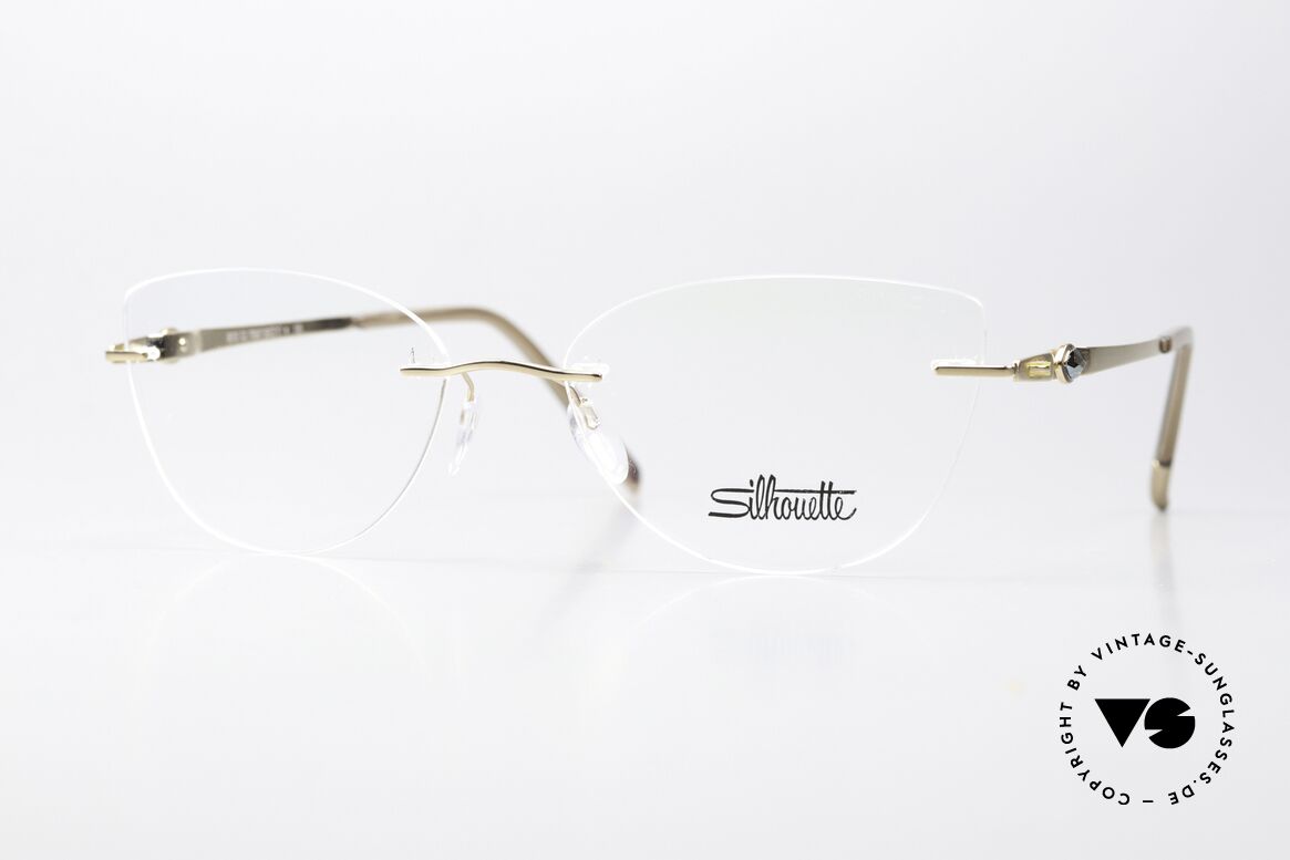 Silhouette 5513 Damenbrille Swarovski Stein, Silhouette 5513 CJ 7520 Brille in Größe 52-17, 135, Passend für Damen