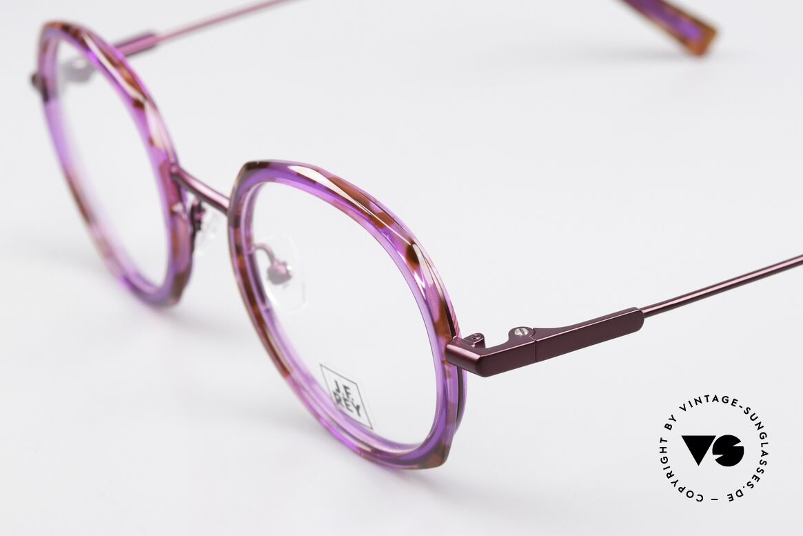 JF Rey JF2994 Designerbrille In Lila-Tönen, für minimalistische Stile und innovative Materialien, Passend für Damen